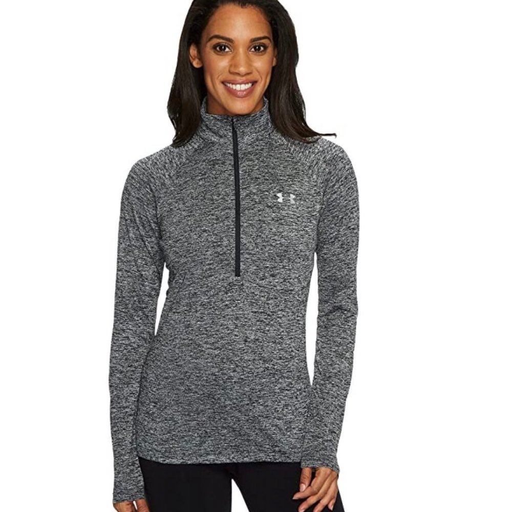 NEW Under Armour Half Zip Jacket Tech Twist Print